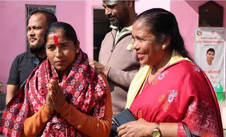 Tika kumari Chaudhary elected Kailali JIsasa