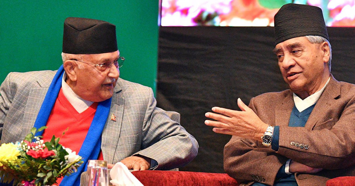 kp oli sherbahadur deuba