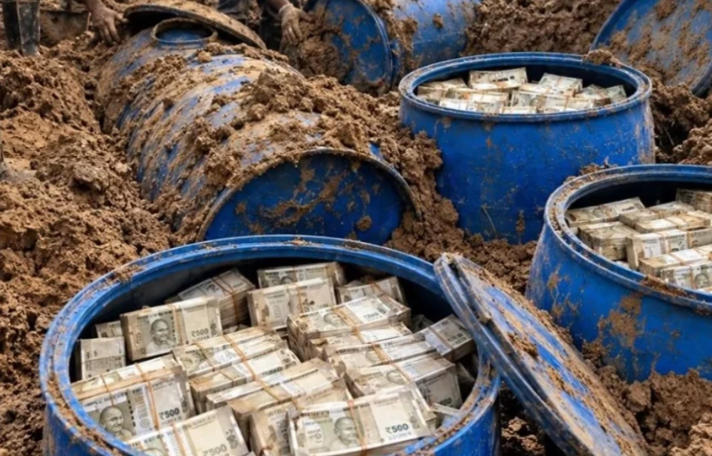 indian currency drum